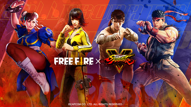 Free Fire chào đón hai “huyền thoại” Ryu và Chun-Li của Street Fighter xuất hiện trong game
