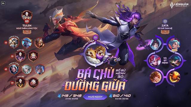 Liên quân Mobile: Sổ sứ mệnh 30 có gì thú vị?