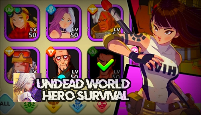 Undead World: Hero Survival game Idle lấy đề tài chiến đấu Zombie đầy thú vị