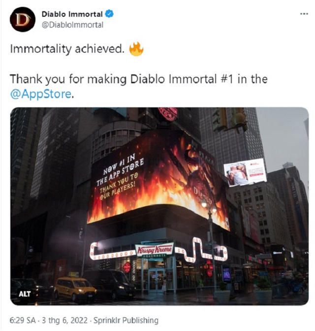 Diablo Immortal đã có màn ra mắt cực kì ấn tượng, thu hút hàng chục ngàn người chơi