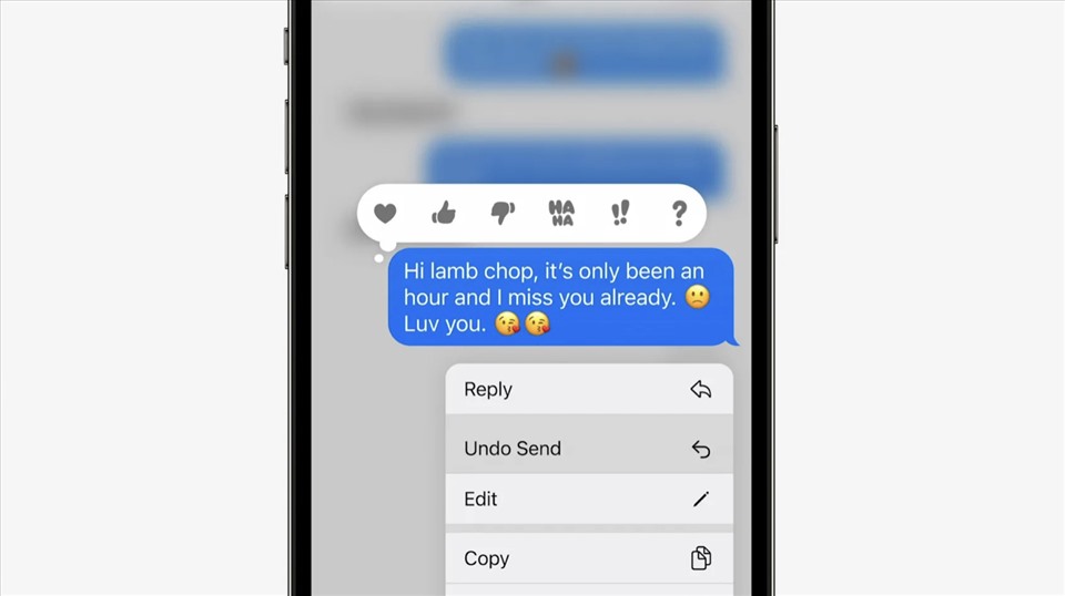 Ứng dụng nhắn tin (Messages) trên iOS 16 có nhiều cải tiến