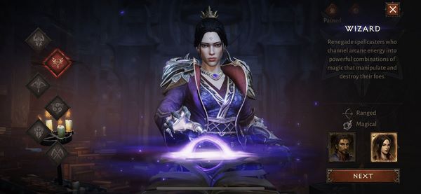 Hướng dẫn build cho nhân vật Wizard trong Diablo Immortal