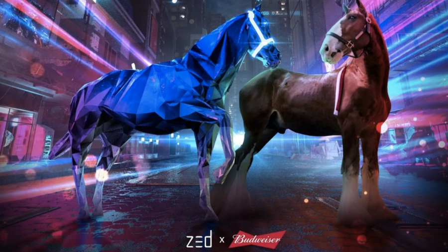 Bia Budweiser ký kết hợp tác với tựa game đua ngựa NFT Zed Run