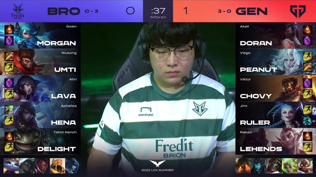 Trực tiếp LCK Mùa Hè 2022 Tuần 2 Ngày 3 (24/6): HLE vs. DRX, BRO vs. GEN