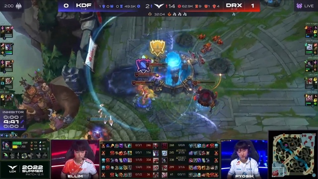 Trực tiếp LCK Mùa Hè 2022 Tuần 2 Ngày 5 (26/6): HLE vs. NS, DRX vs. KDF