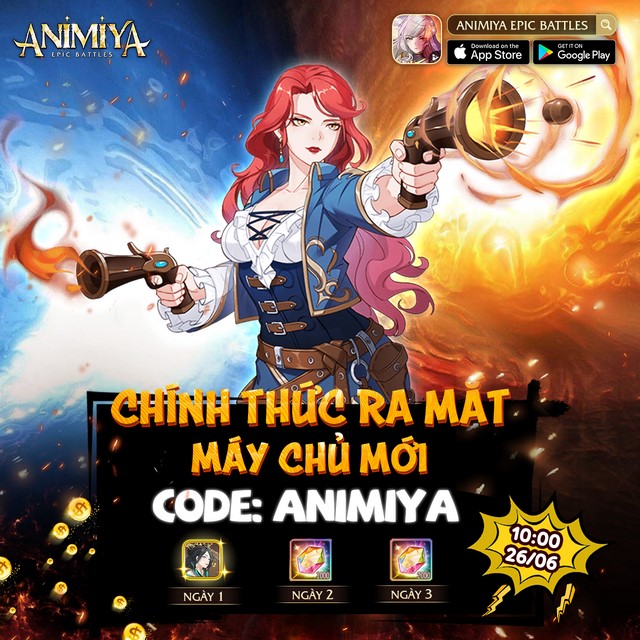 Ra mắt hero mới Dolores, Animiya AFK - Epic Battles tặng 200 giftcode cho game thủ