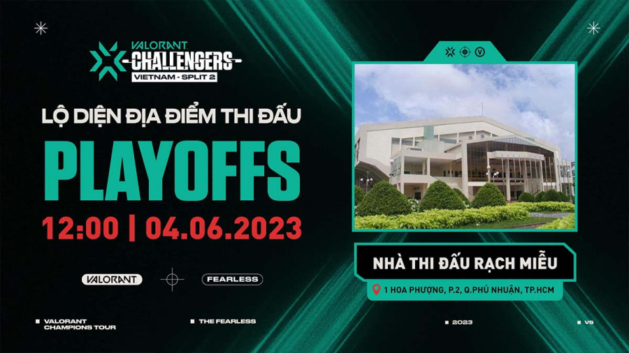 VALORANT: Địa điểm thi đấu vòng Playoffs Challengers Vietnam Split 2 sẽ diễn ra ở đâu?