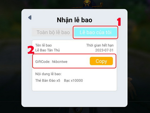 giftcode Ngạo Thế Phi Tiên