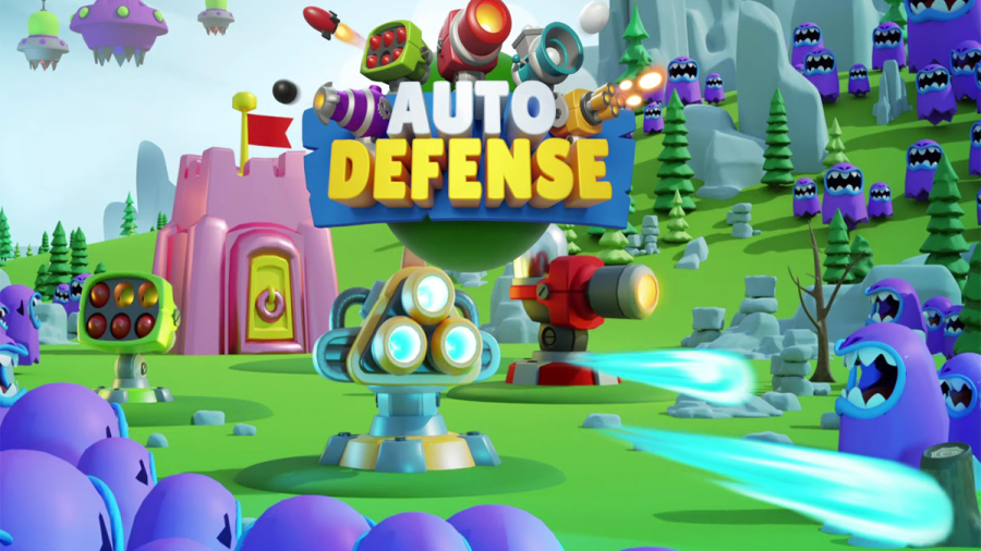 Auto Defense game thủ tháp nơi bạn có thể kết hợp nhiều tháp với nhau để tạo ra tháp mới!
