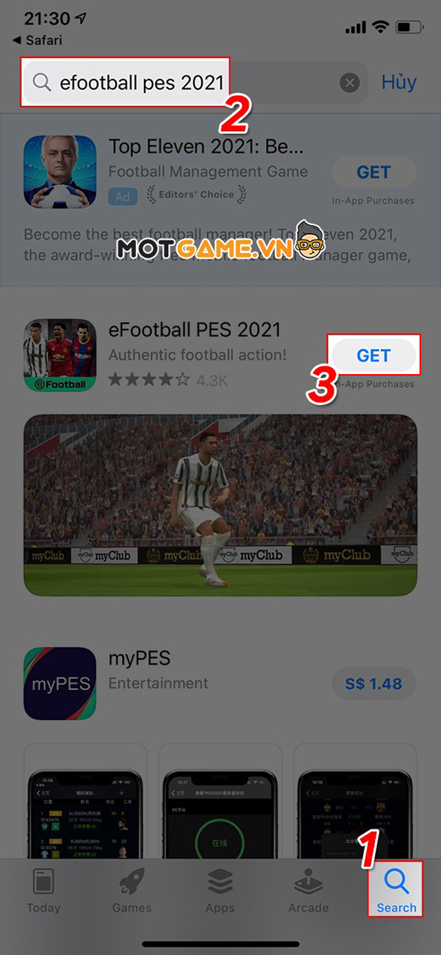 Toàn tập cách tải eFootball PES 2022 mobile