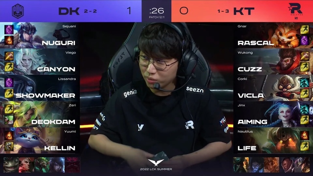 Trực tiếp LCK Mùa Hè 2022 ngày 1/7: KT vs. DK, T1 vs. DRX