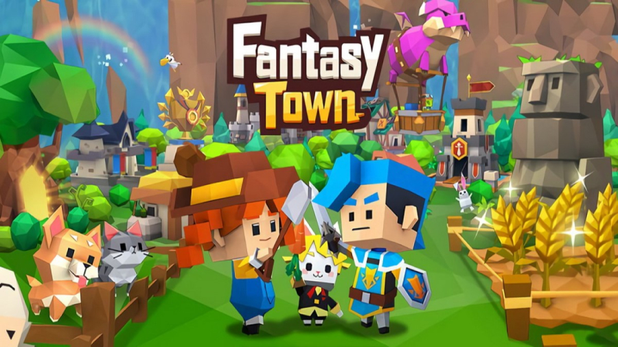 Fantasy Town: Game nông trại phong cách &quot;hình hộp&quot; sắp ra mắt vào tháng 7