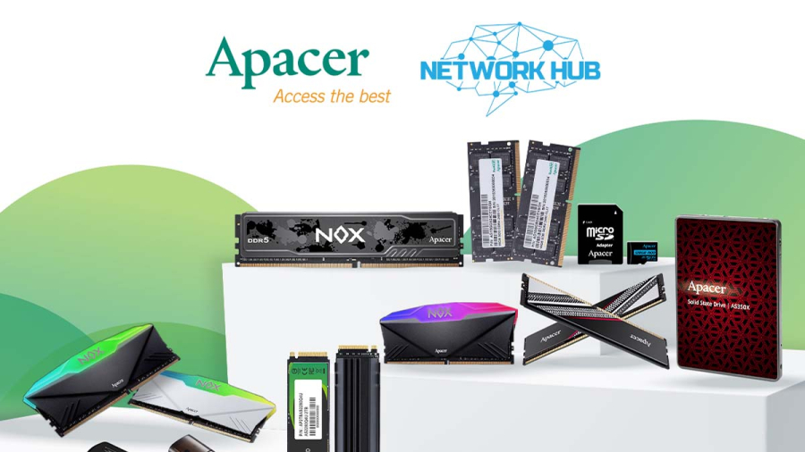 Network Hub chính thức trở thành Nhà phân phối của thương hiệu Apacer tại Việt Nam