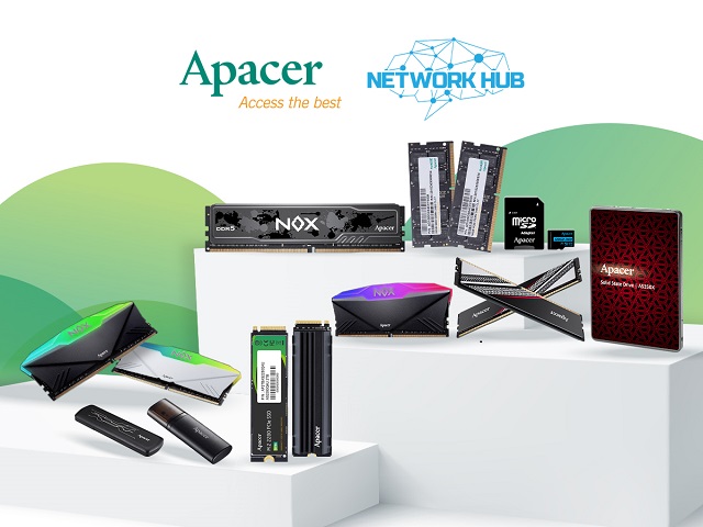 Công Ty TNHH Công Nghệ Thông Tin Network Hub chính thức trở thành Nhà phân phối của thương hiệu Apacer tại Việt Nam