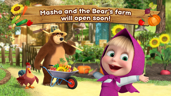 Masha and the Bear: Game nông trại dành cho mọi lứa tuổi