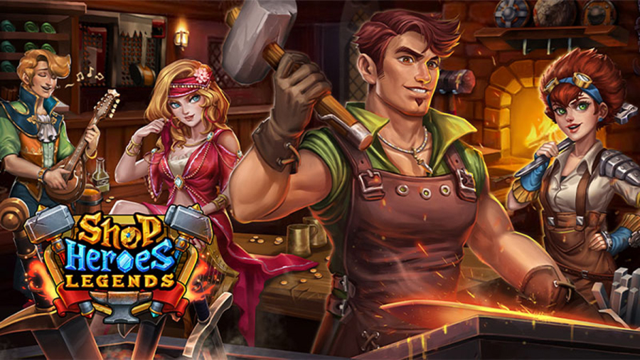 Shop Heroes Legends: Trở thành nhà buôn vũ khí huyền thoại
