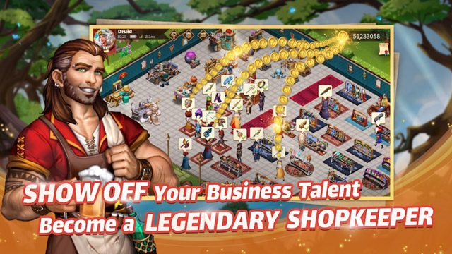 Shop Heroes Legends: Trở thành nhà buôn vũ khí huyền thoại
