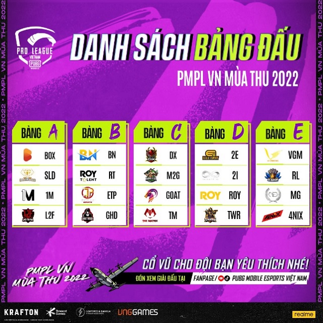 Tất tần tật thông tin về giải PUBG Mobile Pro League Vietnam Mùa Thu 2022