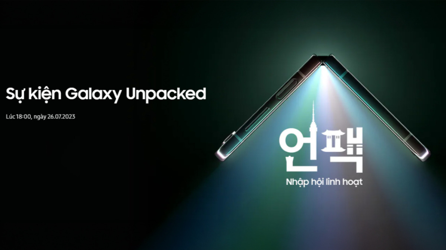Samsung sẽ giới thiệu dòng điện thoại gập mới vào ngày 26/07