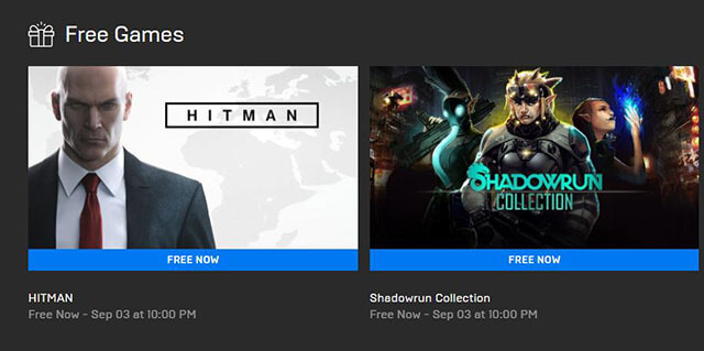 Epic Games tặng miễn phí Hitman và Shadowrun Collection