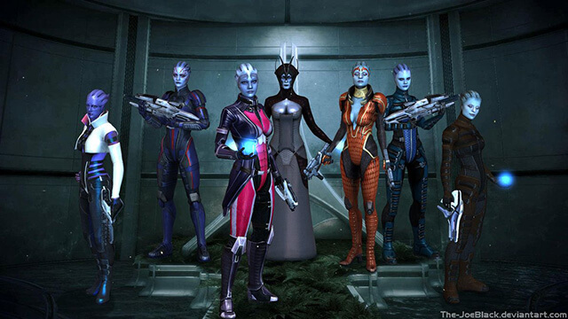Cốt truyện Mass Effect – Chủng tộc Asari