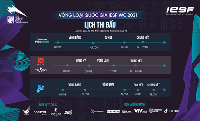 Giải thể thao điện tử vô địch thế giới 2021 - Vòng loại Việt Nam chính thức khởi tranh
