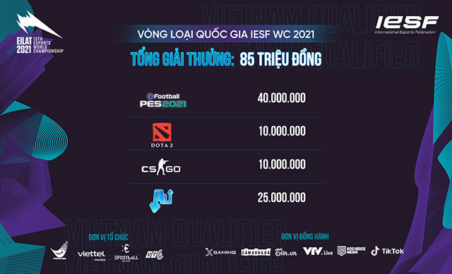 Giải thể thao điện tử vô địch thế giới 2021 - Vòng loại Việt Nam chính thức khởi tranh