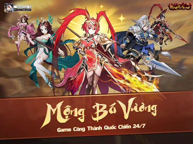 Mộng Bá Vương: Tựa game mobile chiến thuật Tam Quốc cực “cute” sắp ra mắt game thủ Việt