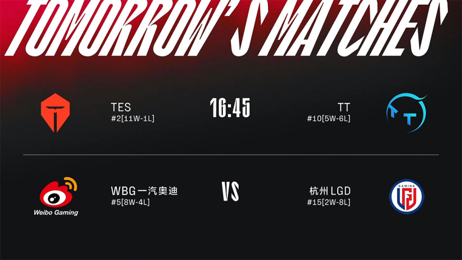 Nhận định LPL Hè 2022 ngày 29/7: TES vs TT; WBG vs LGD