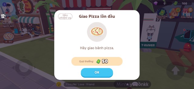 giao pizza