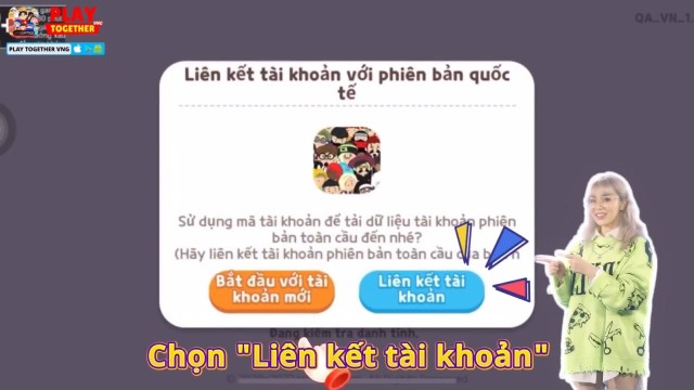 liên kết tài khoản play together