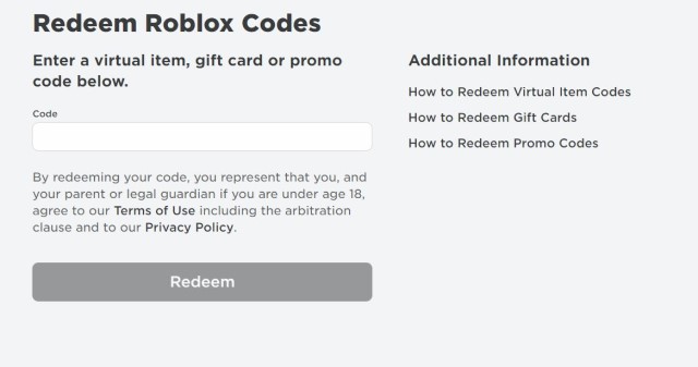 Hướng dẫn đổi Giftcode Roblox mới nhất