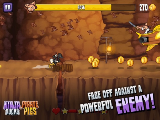 Ninja Ducks vs Pirate Pigs: Hóa thân Ninja Vịt quét tan kẻ địch ngán đường