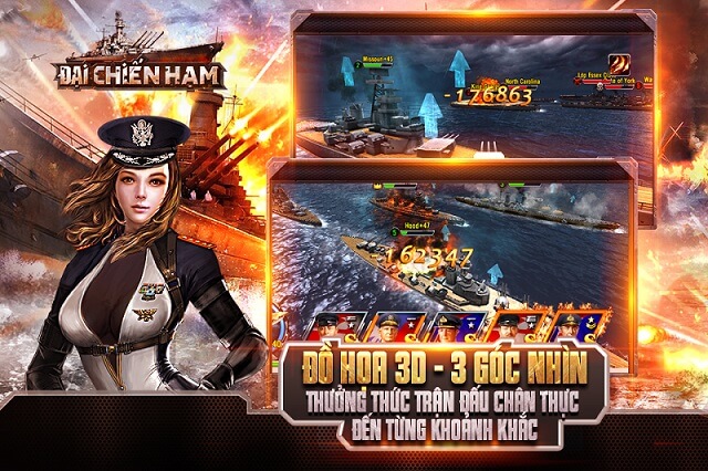 Đại chiến hạm 3D - Siêu phẩm chiến thuật quân sự trên mobile sẽ ra mắt game thủ Việt vào tháng 8 này