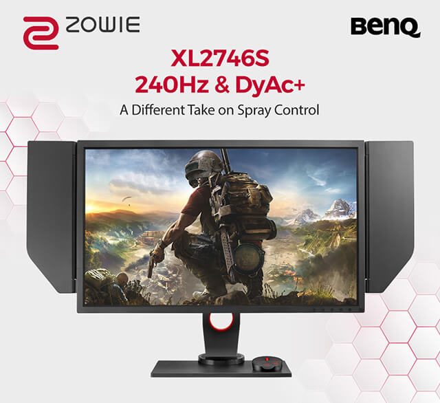 BenQ ra mắt sản phẩm Màn hình chơi game ZOWIE XL2746S 27 inch với  công nghệ DyAc+ cao cấp và tần số quét 240Hz