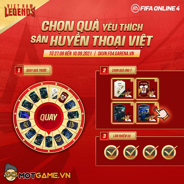 Hướng dẫn cách nhận cầu thủ VietNam Legends FO4