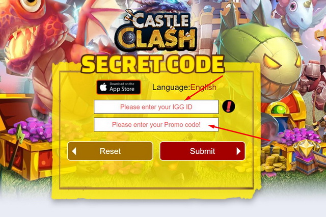 giftcode Castle Clash