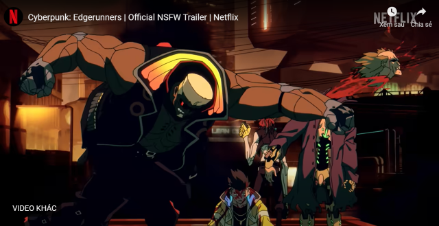 Cyberpunk: Edgerunners tung trailer và ngày công chiếu trên Netflix