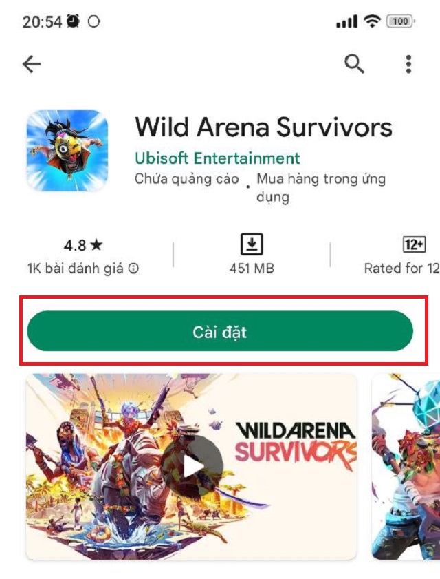 Review Wild Arena Survivors: Trận chiến hoang đảo
