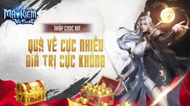Ma Kiếm Vô Song chính thức ra mắt, VGP hé lộ quà đua top kèm bộ Giftcode cực khủng cho game thủ