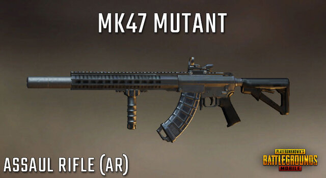 MK47 MUTANT thuộc tốp 10 vũ khí ít được sử dụng nhất PUBG Mobile