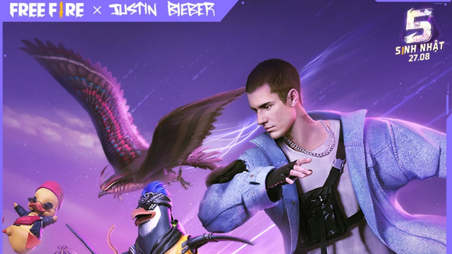 Justin Bieber ra mắt MV mới dành riêng cho Free Fire