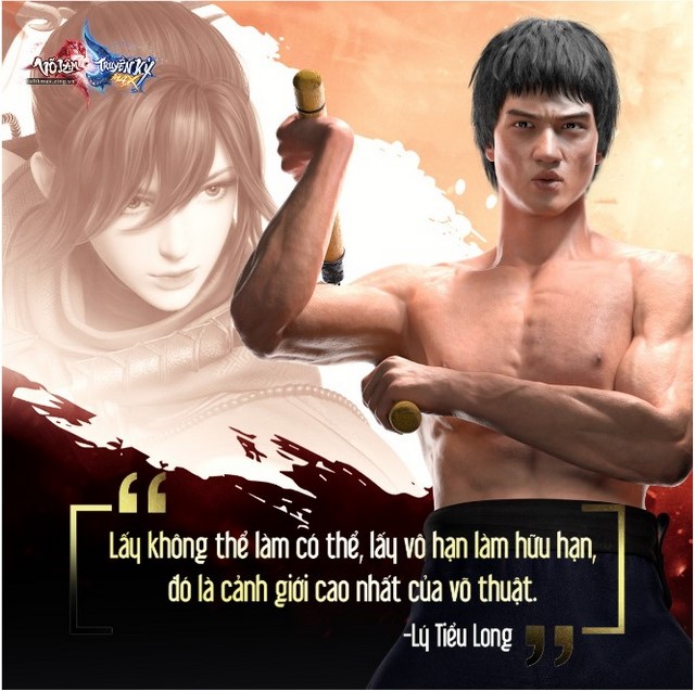 Huyền thoại võ thuật Lý Tiểu Long tái xuất, mở đường cho tinh hoa võ thuật kết hợp với thế giới kiếm hiệp MAX đỉnh trong Võ Lâm Truyền Kỳ MAX