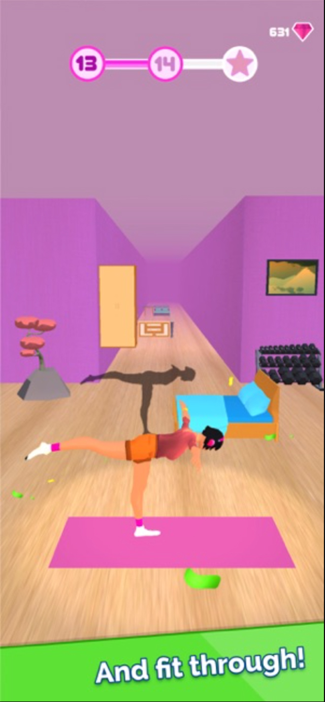 Flex Run: Game dành cho chị em đam mê Yoga
