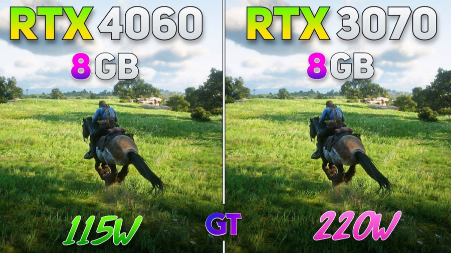 So sánh hiệu năng thuần của RTX 4060 Vs RTX 3070