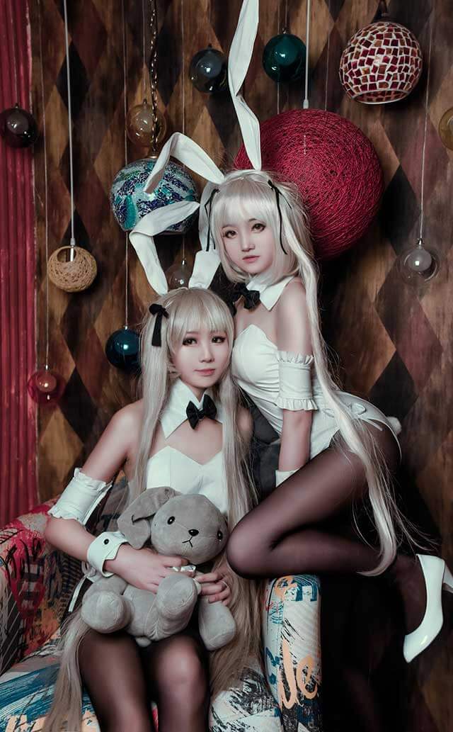 Ngỡ ngàng với bộ cosplay thỏ Playboy trong Yosuga no Sora