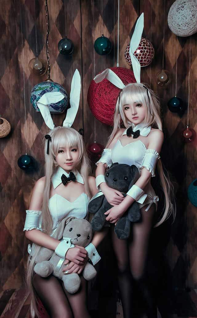 Ngỡ ngàng với bộ cosplay thỏ Playboy trong Yosuga no Sora