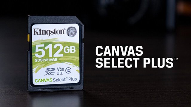 Kingston đổi mới danh mục thẻ nhớ microSD và SD Card với “tân binh” Canvas Select Plus