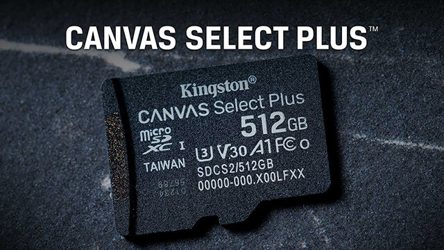 Kingston đổi mới danh mục thẻ nhớ microSD và SD Card với “tân binh” Canvas Select Plus