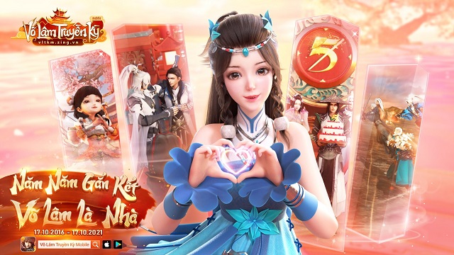 VLTK Mobile tung bộ poster mừng sinh nhật 5 tuổi hoành tráng